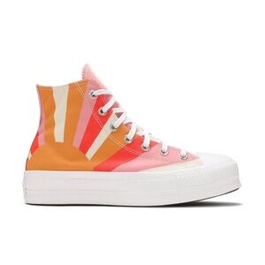 Converse Chuck Taylor Platform High Top Sneakers Size 11 Pink Orange